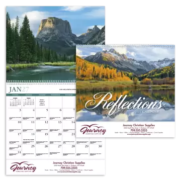 Reflections (Non Denominational) Wall Calendar - Spiral